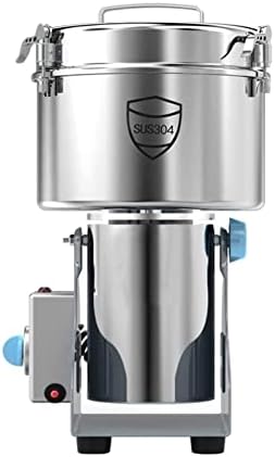 2500G Electric Grain Grinder Grain Mill Ultra Fine Mill 32000Rpm Stainless Steel Spice Grinder for Home Commercial Spice Grain Nut Cereal Flour Corn Coffee