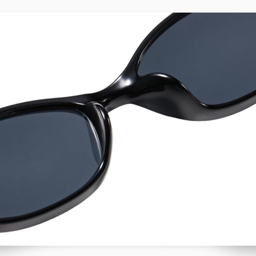 Lunettes elliptiques tendance monture multicolore haute protection - 4