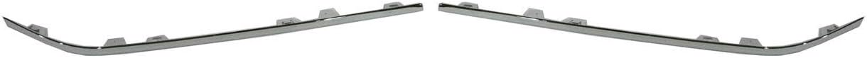 Evan Fischer Front Bumper Trim Set of 2 Compatible With 2005-2010 Chrysler 300 Chrome Driver and Passenger Side, 4805936AA