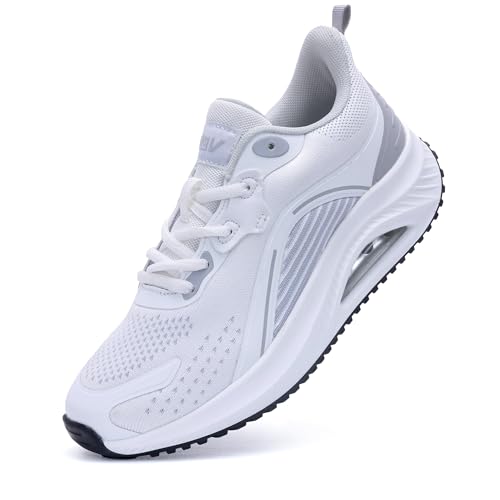 Image of Gyeice Women's Walking Shoes Arch Support Orthotic Breathable Tennis Sneakers for Plantar Fasciitis Pain Relief US 5.5-11