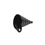 MOTO4U Universal Silicone Collapsible Fuel Funnel Folding Funnel Oil Funnel Hopper Space Saving for...