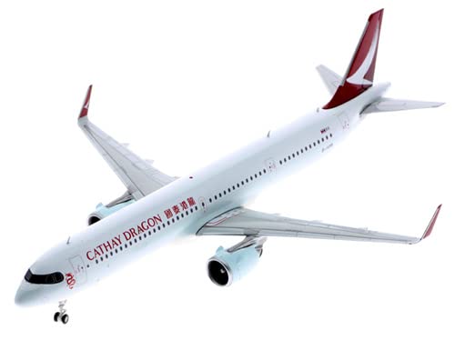 JC Wings for Cathay Dragon A321NEO B-HPB 1:200 DIECAST Aircraft Pre-builded Model