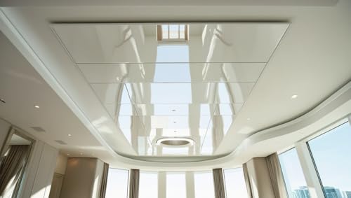 Image of Indigo Bright Ceiling Coat Gold Series - Premium Matt Finish Ceiling Paint | Brilliant Brightness | Hides Ceiling Imperfections | Anti-Fungal Interior Emulsion | 4 L Brilliant White