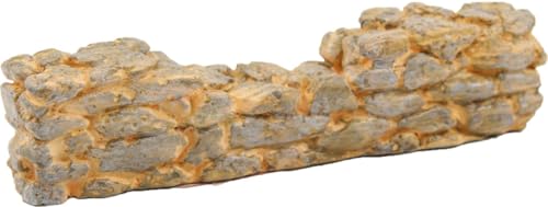 FADEDA Muro de piedra/altura: 3 cm/pintado a mano/figuras de belén fieles - decoración de mesa de Navidad cuna accesorios