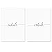 Produktbild Homelov Premium Poster Set | 2 x DIN A3  30x40 cm | 100% Holzfreies Papier & Hochwertiger Kunstdruck | Kostenlose Wallpaper & Aufkleber | » Inhale Exhale Set «