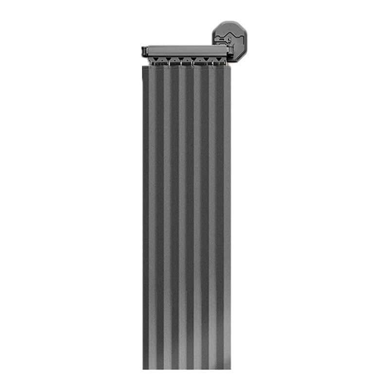 Cambiador portátil gris para camping y playa con cobertura impermeable 360°