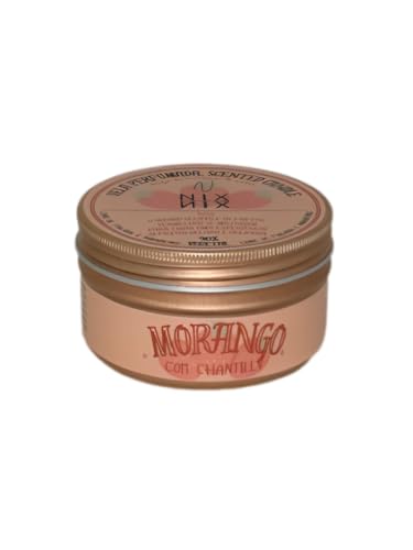 Vela perfumada aromática NIX NIX, Morango com Chantilly, Queima longa e limpa 80g, Cera vegetal, liv