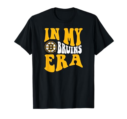 Boston Bruins Era Black Officially Licensed T-Shirt