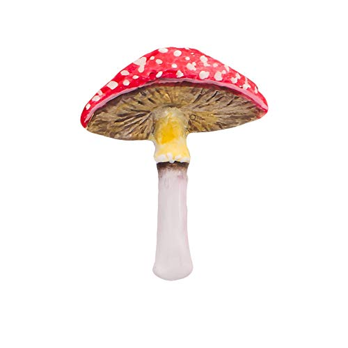 Toadstool A135 - Broche de solapa (peltre), diseño de setas Multi