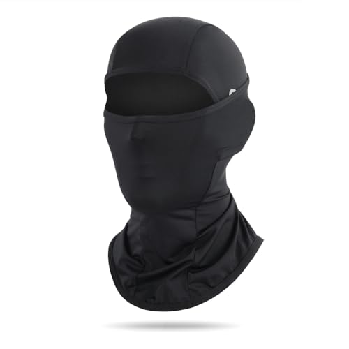 XFSRG Pasamontañas Moto Verano Transpirable Protección UV Balaclava Moto Hombre para Casco de Moto