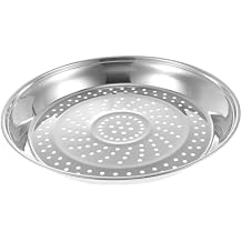KALLORY Pot Steamer Tray 12.20 Inch Stainless Steel Steaming Basket Insert for Even Heat Distribution Lightweight Steamer Rack for Vegetables Fish Dumplings Kitchen Use
