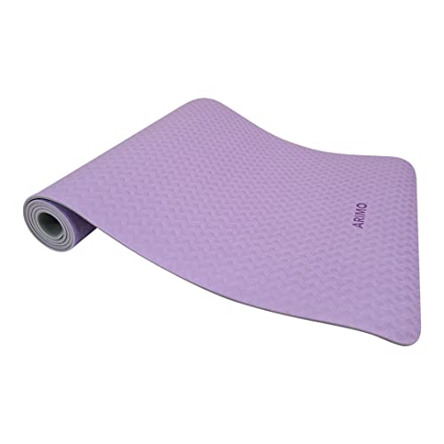 ARIMO Tapete Yoga Mat Antiderrapante TPE Ecológico Biodegradável Todos Os Tipos de Yoga/Pilates 181