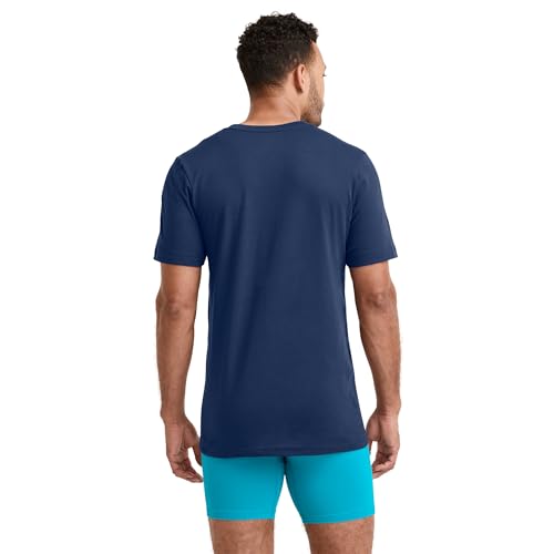 Image of Jockey Classic V-Neck Undershirt- 3 Pack - 100% Cotton T-Shirts for Men