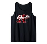 divertente rosso plaid buffalo orso abbigliamento, divertimento zia pigiama canotta