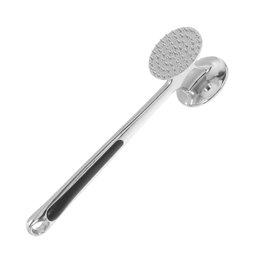 Cabilock Meat Tenderizer Hammer Heavy Duty Dual Sided Mallet for Tenderizing Beef Chicken Pork Ergonomic Handle with Hanging Hole for Efficient Storage Versatile Kitchen Use