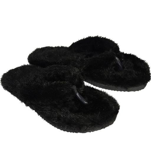 Soft Multicolor Bedroom Slippers for Family Members with Cozy Comfort for Indoor Use 4 Black