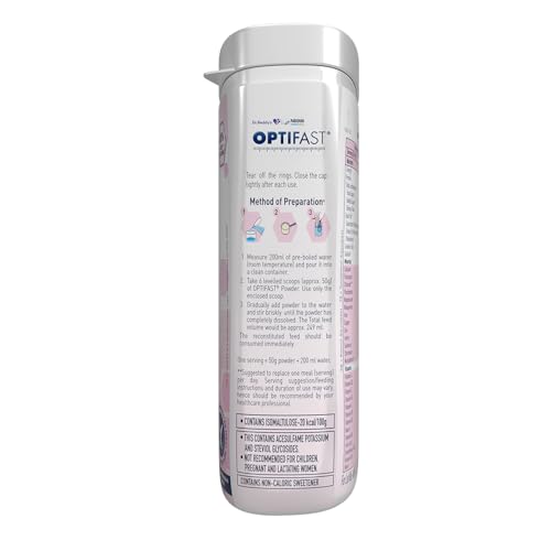 Image of Optifast Weight Management Shake | Strawberry Flavour | Scientifically Designed Weight Loss Diet | Meal Replacement Shake for Weight Loss | 400g Jar