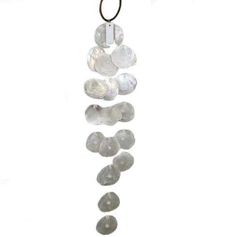 Großes Capiz Windspiel Perlmuttscheiben 100cm lang Perlmutt Klangspiel Girlande Muttertag Deko Hänger Weiss Creme Anhänger Feng Shui Muschelhänger Mobile Gartendeko Großes Capiz Windspiel Perlmuttscheiben 100cm lang Perlmutt Klangspiel Girlande Muttertag Deko Hänger Weiss Creme Anhänger Feng Shui Muschelhänger Mobile Gartendeko
