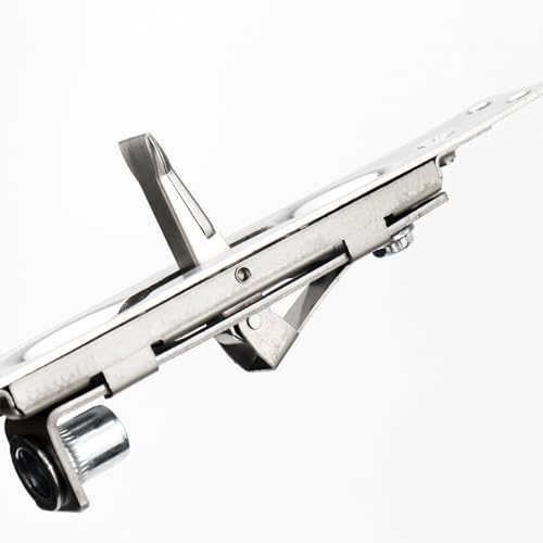 LC LICTOP Brushed Stainless Steel Lever Extension Flush Bolt for Fire-Rated Swinging Hollow Metal Doors 6.7 INCH 2Set - Image 6