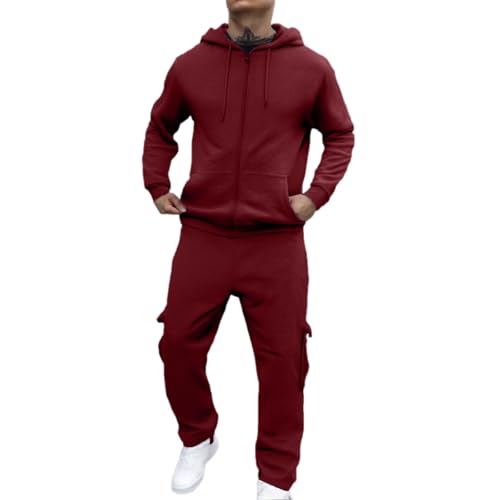 Ensemble homme vêtement confortable rouge pour ne plus craindre le froid