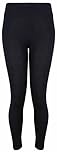 New Ladies Plus Size Stretch Jersey Leggings Womens Plain Elasticated Trousers Long Pants Black Size 24 - 26