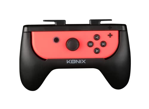 Pack de 2 supports poignées Joy-Con Nintendo Switch Konix Mythics noir - 3