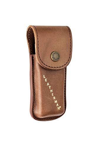 LEATHERMAN, Heritage Leather Snap Sheath for Multitools, Made in the USA, Medium (Fits Wave, Charge, and Skeletool)