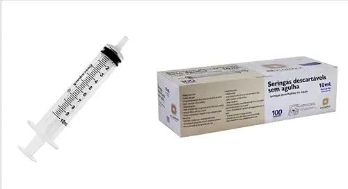 SERINGA 10ML SEM AGULHA BICO SLIP KIT 200UN - DESCARPACK