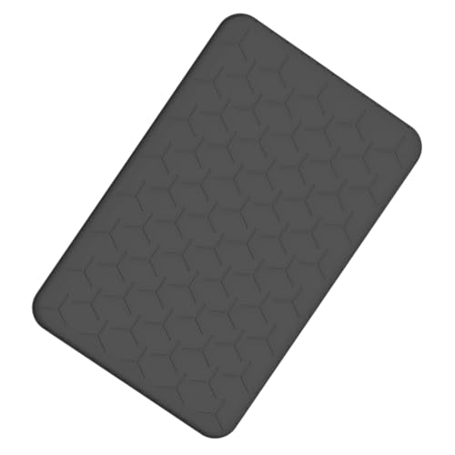 Tapis de litière antidérapant en silicone lavable pour chat