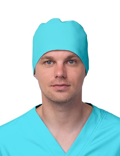 Image of Solid Working Cap Scrub Cap for Women and Men Unisex Surgical Cap Comfortable and Stylish Scrub Hat
