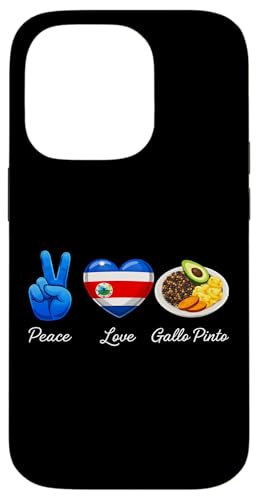 �R�X�^���J Peace Love Gallo Pinto �X�}�z�P�[�X iPhone 14 Pro �p