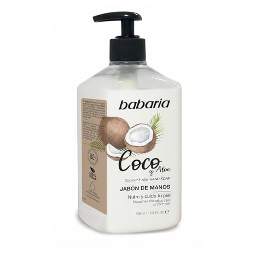 Babaria - Jabón De Manos de Coco&Aloe, 500 ml