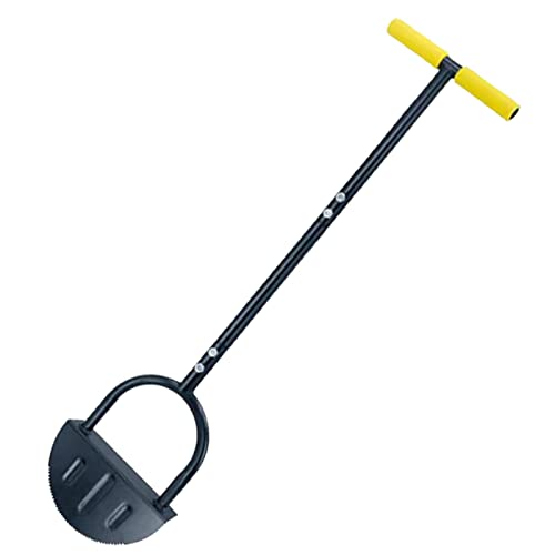 ZCSXK Motoculteur manuel – Pince de jardin à long manche, réglable en hauteur, aérateur de pelouse, cultivateur de jardin long pour parterres surélevés, assouplisseurs de sol