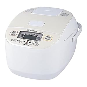 Zojirushi NL-DCC10CP Micom Rice Cooker & Warmer, 5.5 Cups, Pearl Beige