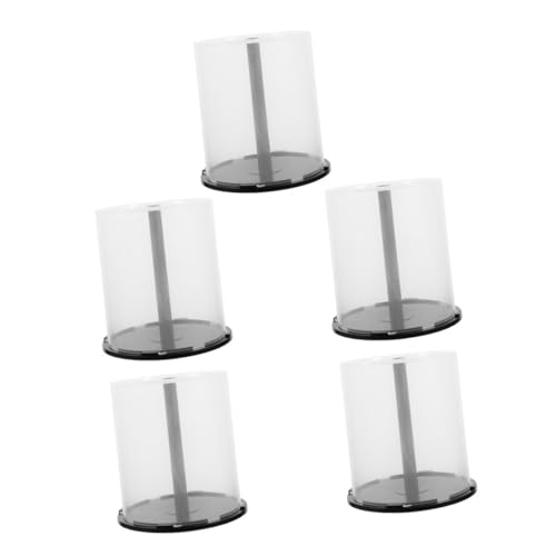 Boîte de rangement pour CD et DVD SUPVOX, 5 pièces transparentes empilables