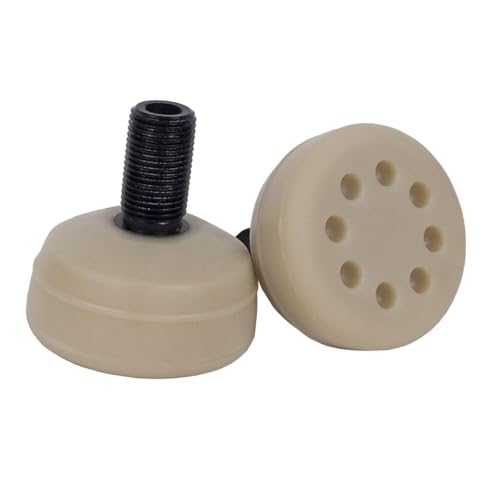 Dickly 2 Piezas de Tapones de Freno de Goma Antideslizantes de Repuesto para Patines de Doble Fila, Patines cuádruples