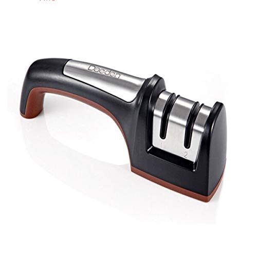 SHT Haushalt Schärfer, The Best 2-stufig Manueller Edelstahl Schärfer for gerade und gezackte Messer - Schleifen Blunt…