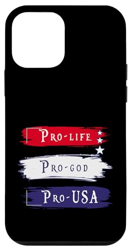 Pro Life Pro God Pro USA Patriotic Spirit �O���t�B�b�N �X�}�z�P�[�X iPhone 12 mini �p