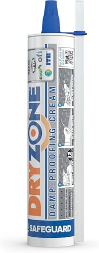 Dryzone Gel de Inyección Química de Elevado Rendimiento | 310 ml | Tratamiento de Humedad por Capilaridad | Formulación Antiderrames