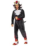 Spirit Halloween Sonic the Hedgehog Adult Shadow Jumpsuit Costume | Officially Licensed | Shadow the Hedgehog | Gaming Costume - Large/Extra Large