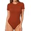 B|short Sleeve Reddish Brown
