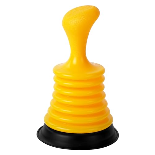 Flintronic Sink Plunger Unblocker, Sink and Drain Plunger with Large Bellows, Drain Cleaner Plunger, Powerful Drain Plunger for Kitchens Bathrooms Waste Pipes and Showers