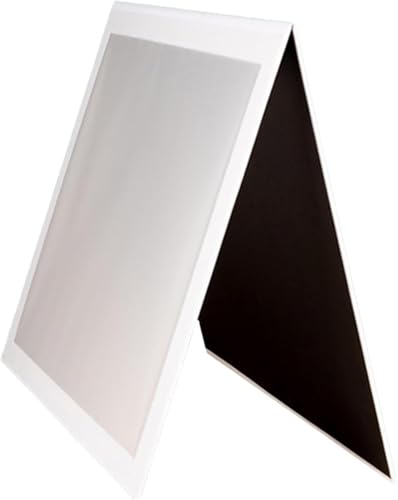 pistro Tablero reflector de luz para fotografía, difusor de luz de mesa plegable, tamaño A3, reflector ligero multiusos para sesiones de fotos en interiores y exteriores (negro y blanco)
