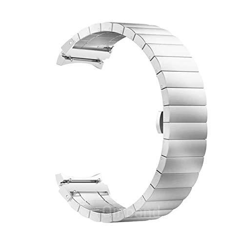 Samsung Galaxy Watch 4 Classic 46mm 42mm 44mm 40mm �X�e�����X�X�`�[���u���X���b�g�E�H�b�` 4 �X�g���b�v�A�N�Z�T���[