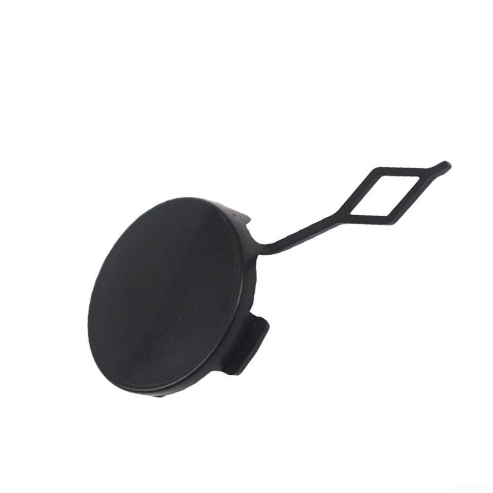 Zoegneer Cache de crochet de remorquage arrière pour 208 2012-2019 - Insert de pare-chocs en plastique noir de rechange OEM 1607255580 PG3261286 - Installation encliquetable