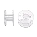 CKPSMS Brand - #X52800150 Plastic Bobbins Compatible with Husqvarna Viking Emerald 116 118 183 Sewing Machines (28PCS+Box)