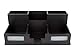 Victor 95255 Midnight Black Desk Organizer With Smartphone Holder, 10 1/2 X 5 1/2 X 4, Wood