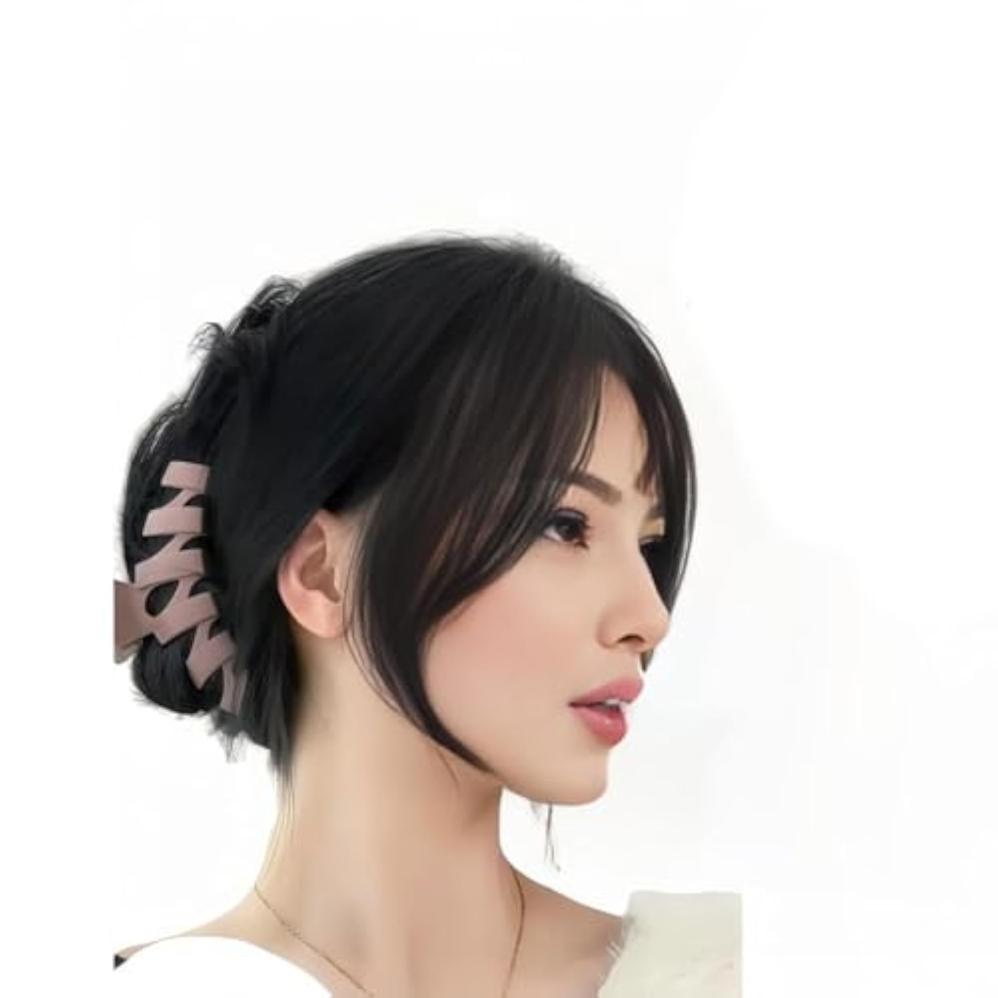 Hair Patch for Women, Clip-in Bangs for Everyday Wear