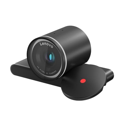 Image of Lenovo Webcam - 8 Megapixel - 30 fps - Black - USB 3.0 Type C - 1 Pack(s)