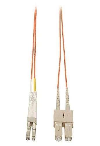 Tripp Lite duplex multimode fiber patch cable LC/SC 13M